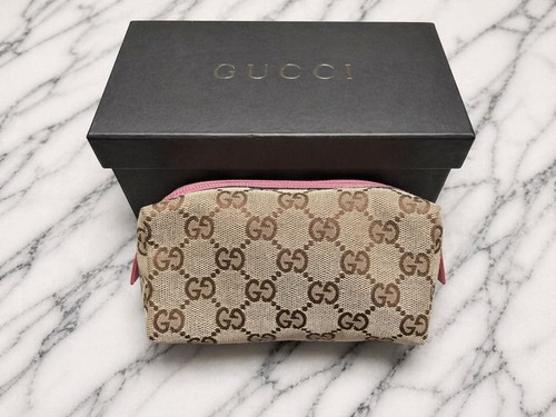 Gucci canvas pouch - pouch, 8a