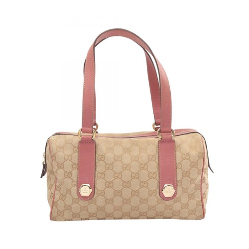 Gucci canvas handbag - gg,