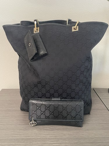 Gucci black signature - black, tote