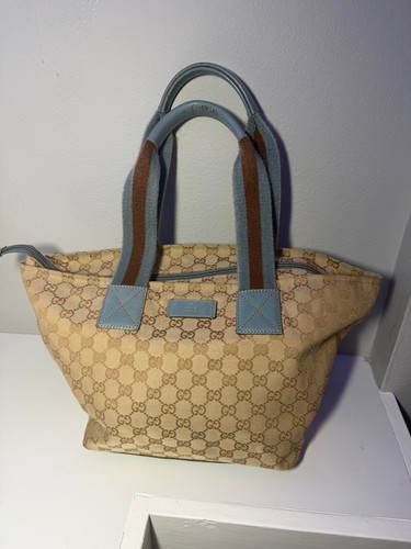 Gucci blue and brown - , monogram